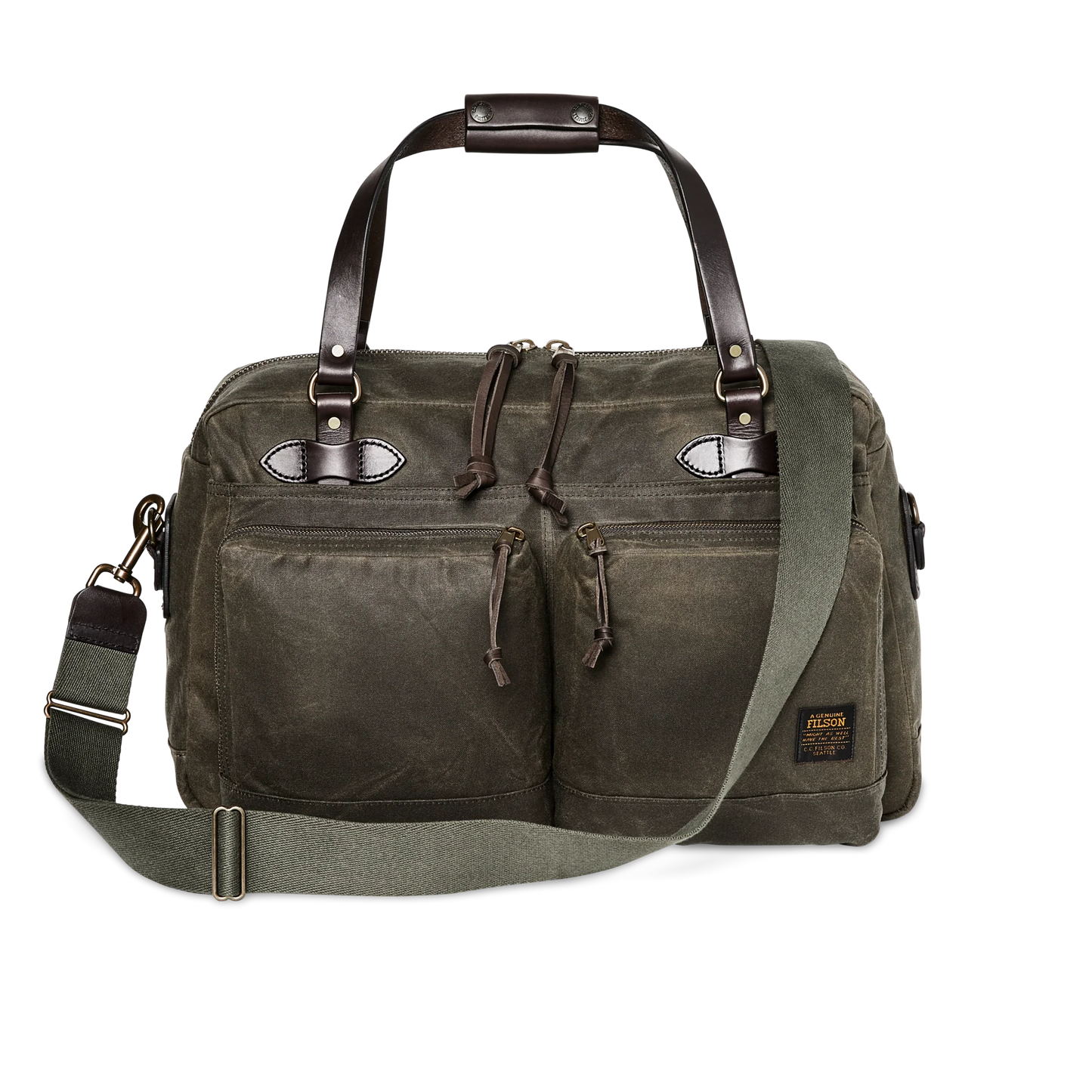 FILSON 48-HOUR TIN CLOTH DUFFLE BAG - OTTER GREEN