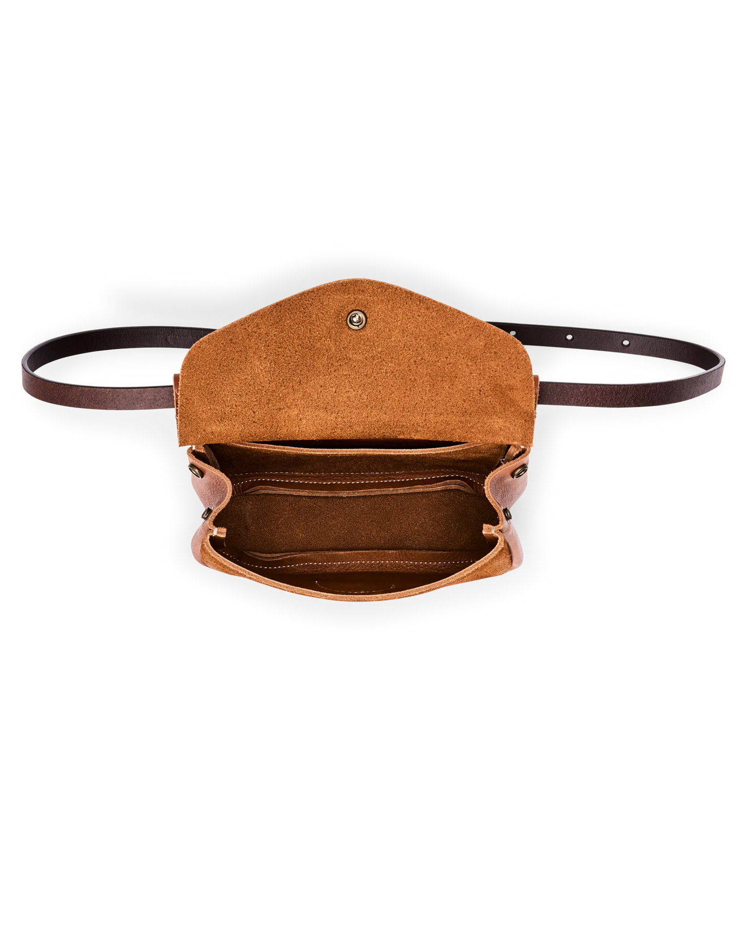 FILSON SUEDE LEATHER CONVERTIBLE FIELD BAG - SADDLE LEATHER