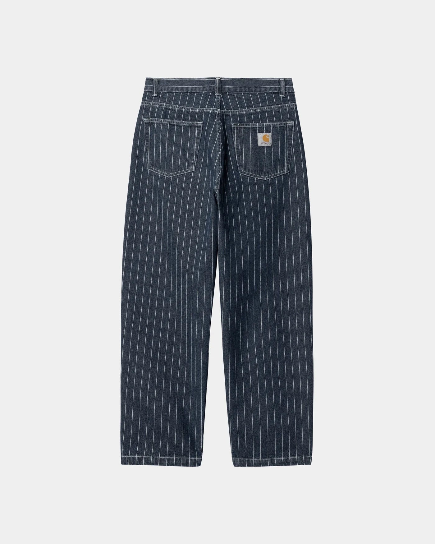 CARHARTT WIP ORLEAN STRIPE PANT - BLUE/WHITE STONE WASHED