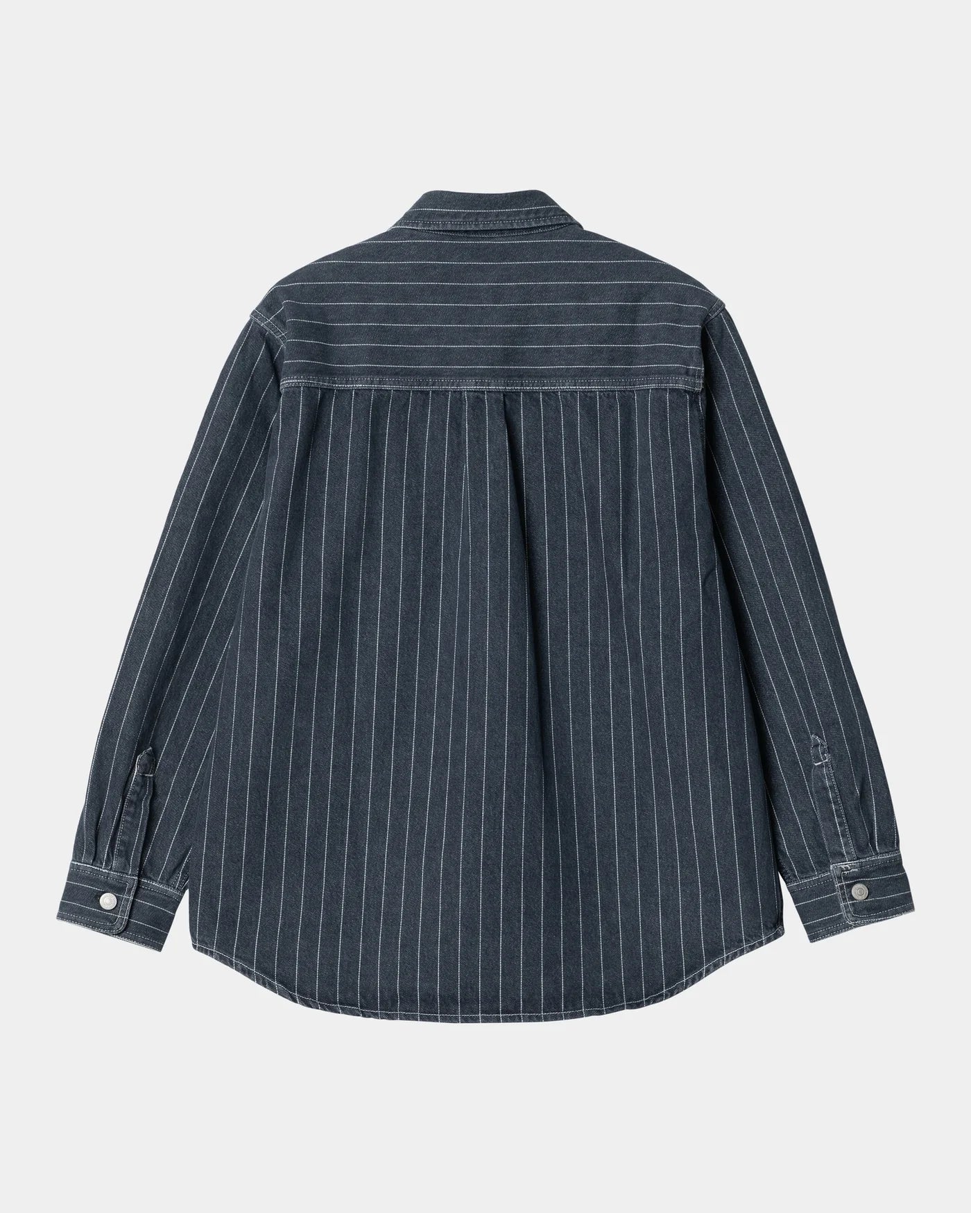 CARHARTT WIP ORLEAN SHIRT JAC ORLEAN STRIPE - BLUE/WHITE STONE