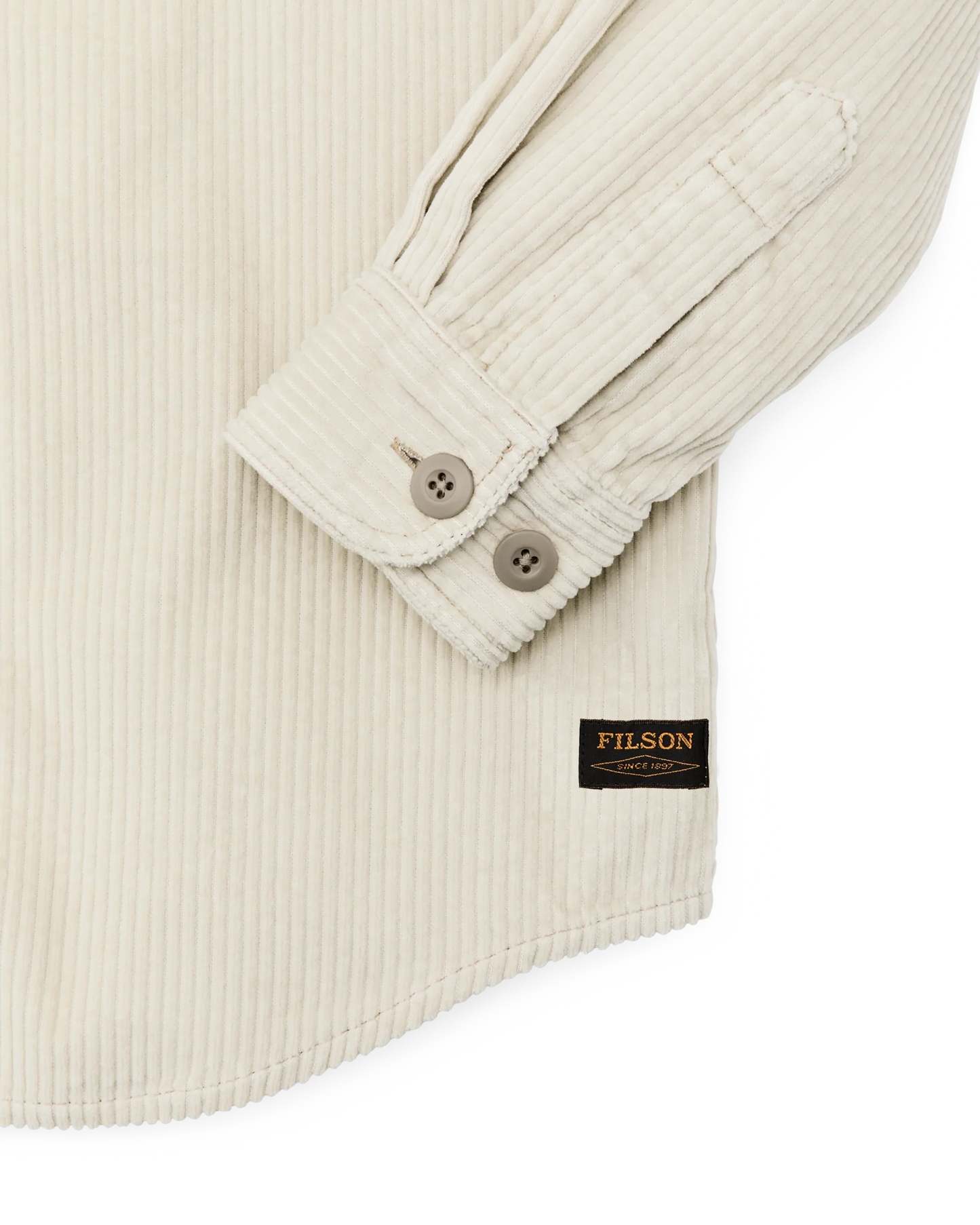 FILSON 6-WALE CORDUROY SHIRT - KHAKI