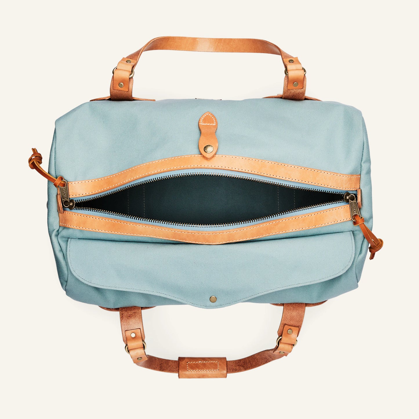FILSON MEDIUM RUGGED TWILL DUFFLE BAG - LAKE GREEN
