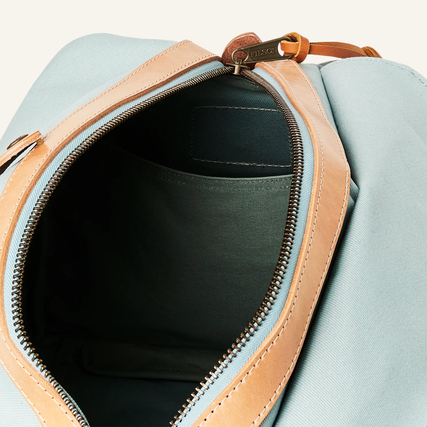 FILSON MEDIUM RUGGED TWILL DUFFLE BAG - LAKE GREEN