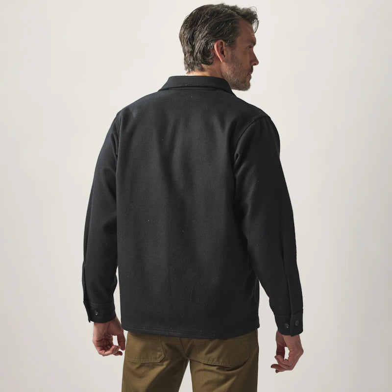 FILSON SEATTLE WOOL JAC-SHIRT - NAVY