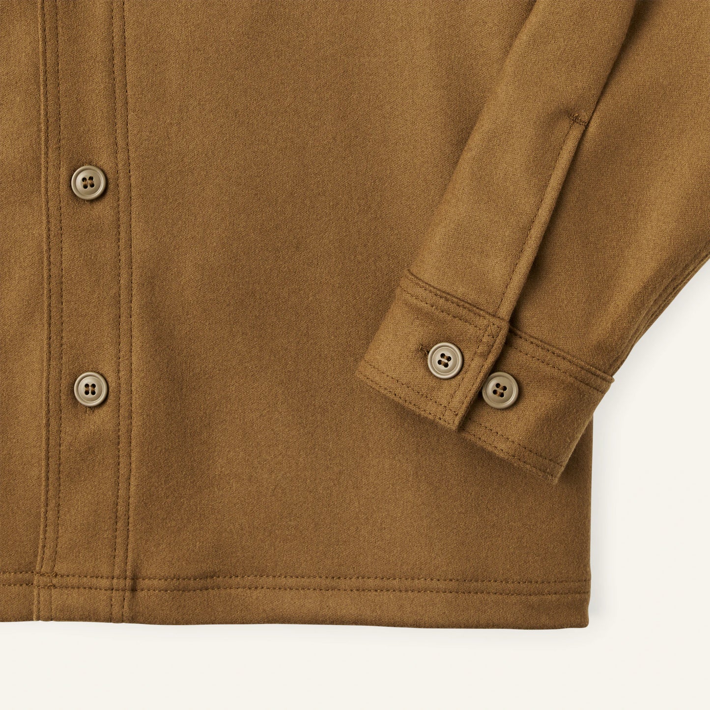 FILSON SEATTLE WOOL JAC-SHIRT - DARK TAN