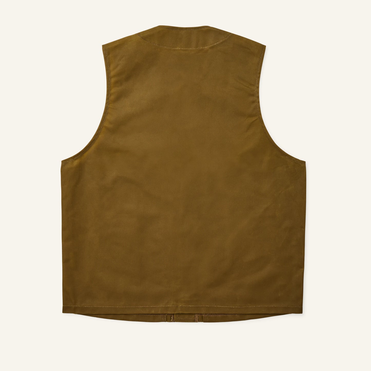 FILSON OIL TIN CLOTH VEST - DARK TAN
