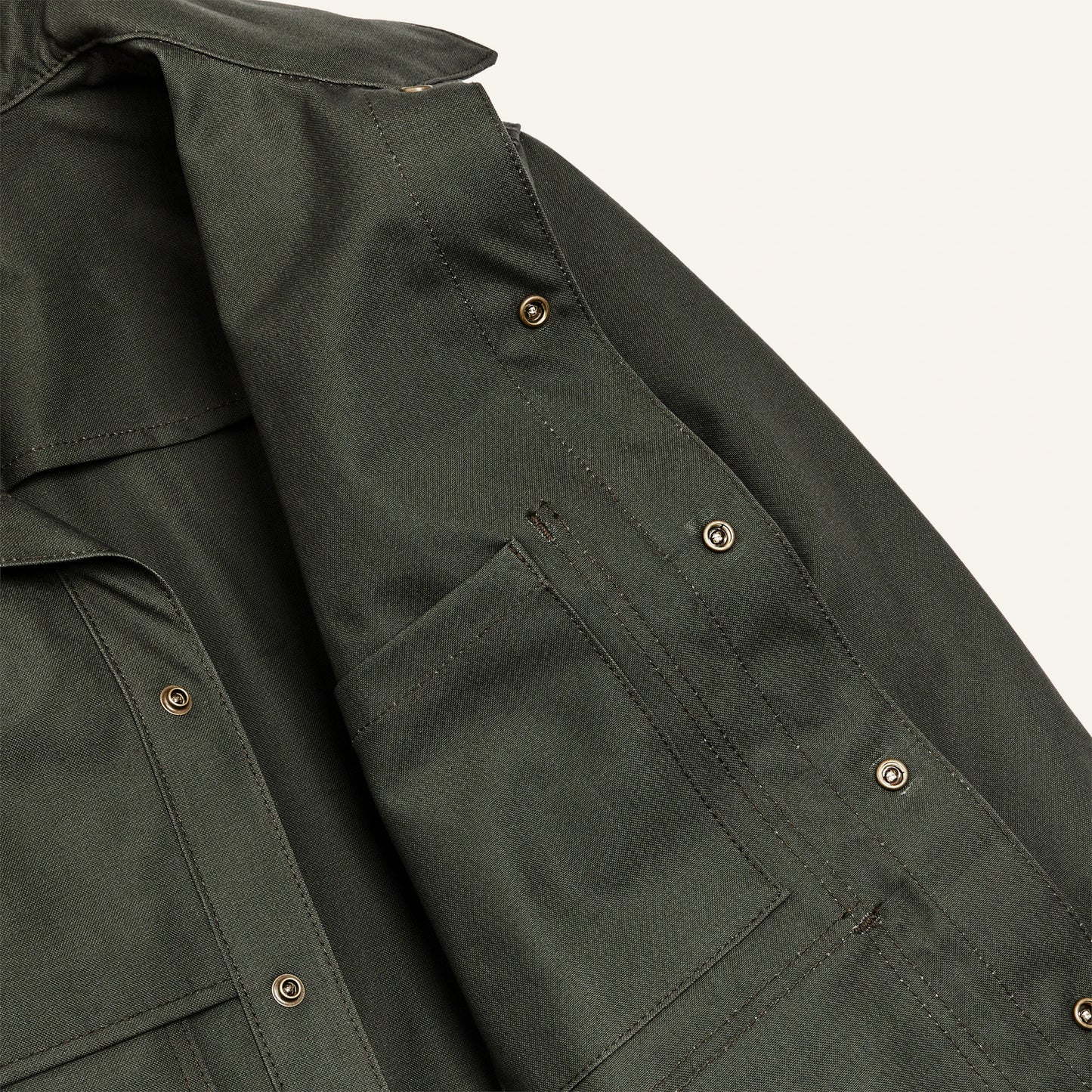 FILSON DRY TIN CLOTH JAC-SHIRT - OTTER GREEN