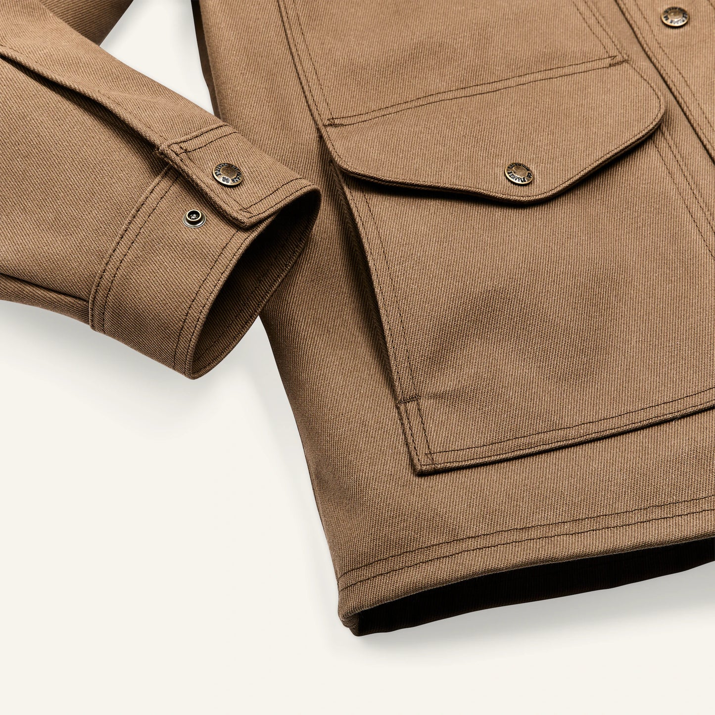 FILSON RUGGED TWILL CRUISER JACKET - SEPIA