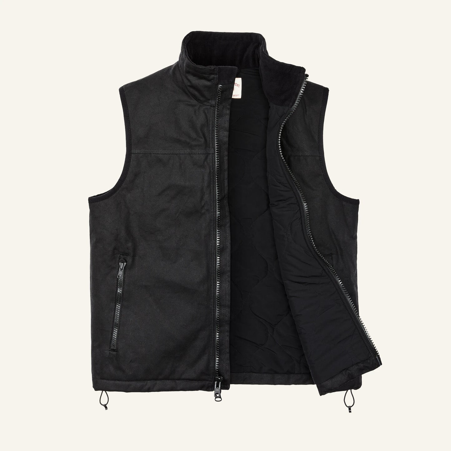 FILSON TIN CLOTH PRIMALOFT® VEST - BLACK