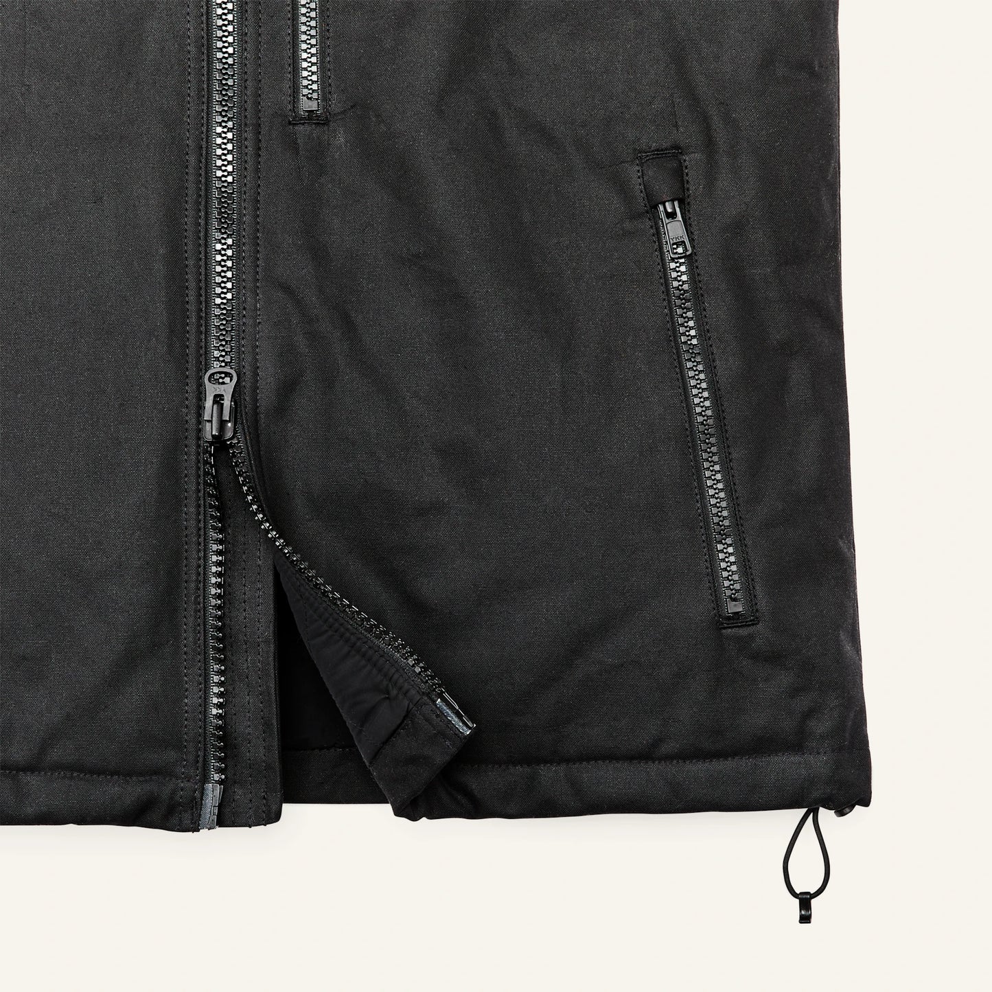 FILSON TIN CLOTH PRIMALOFT® VEST - BLACK