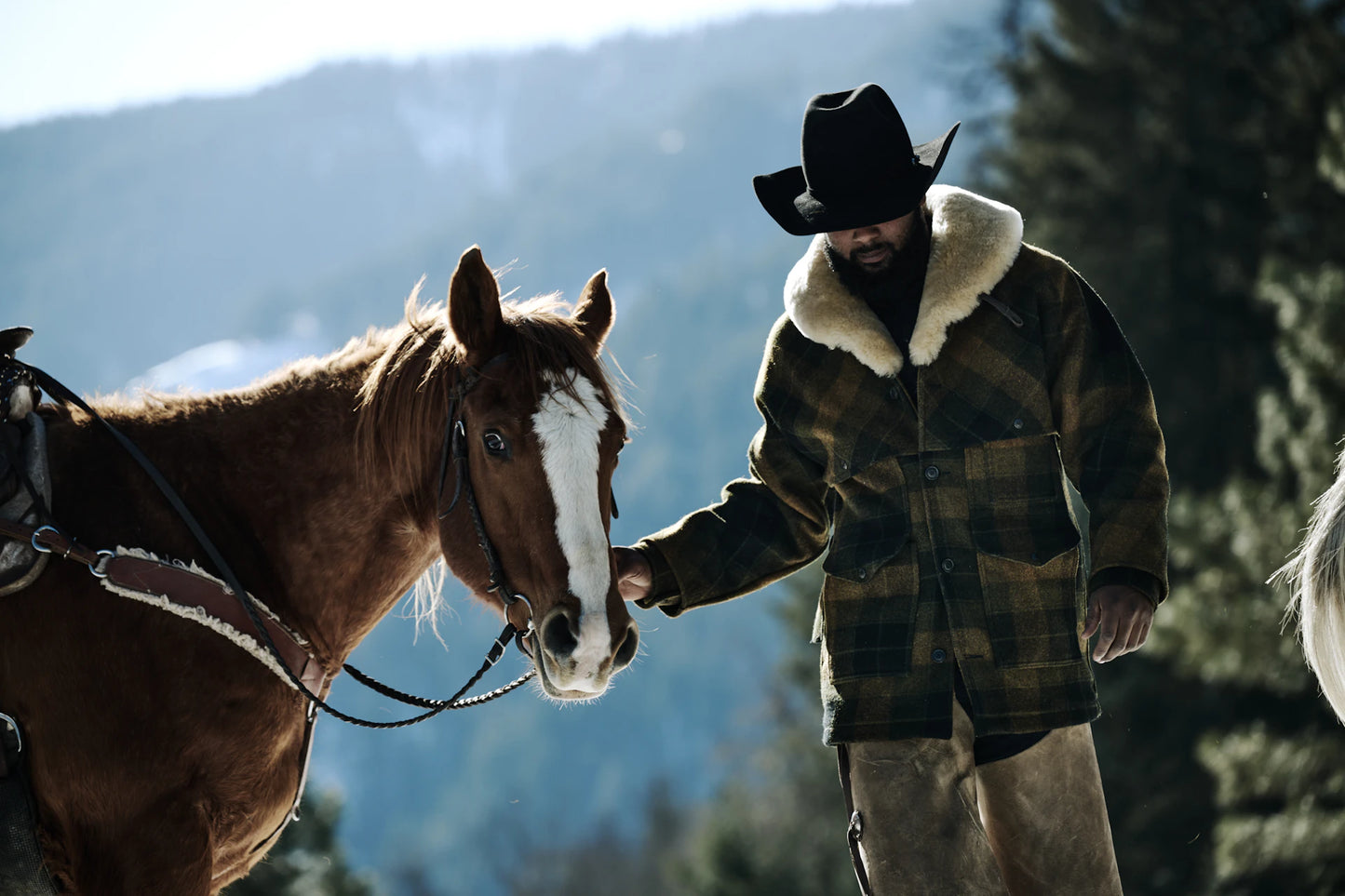 FILSON LINED MACKINAW WOOL PACKER COAT - LODEN HEATHER PLAID