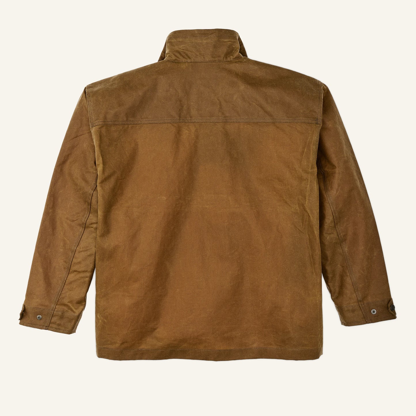 FILSON TIN CLOTH QUARTER ZIP PULLOVER - DARK TAN