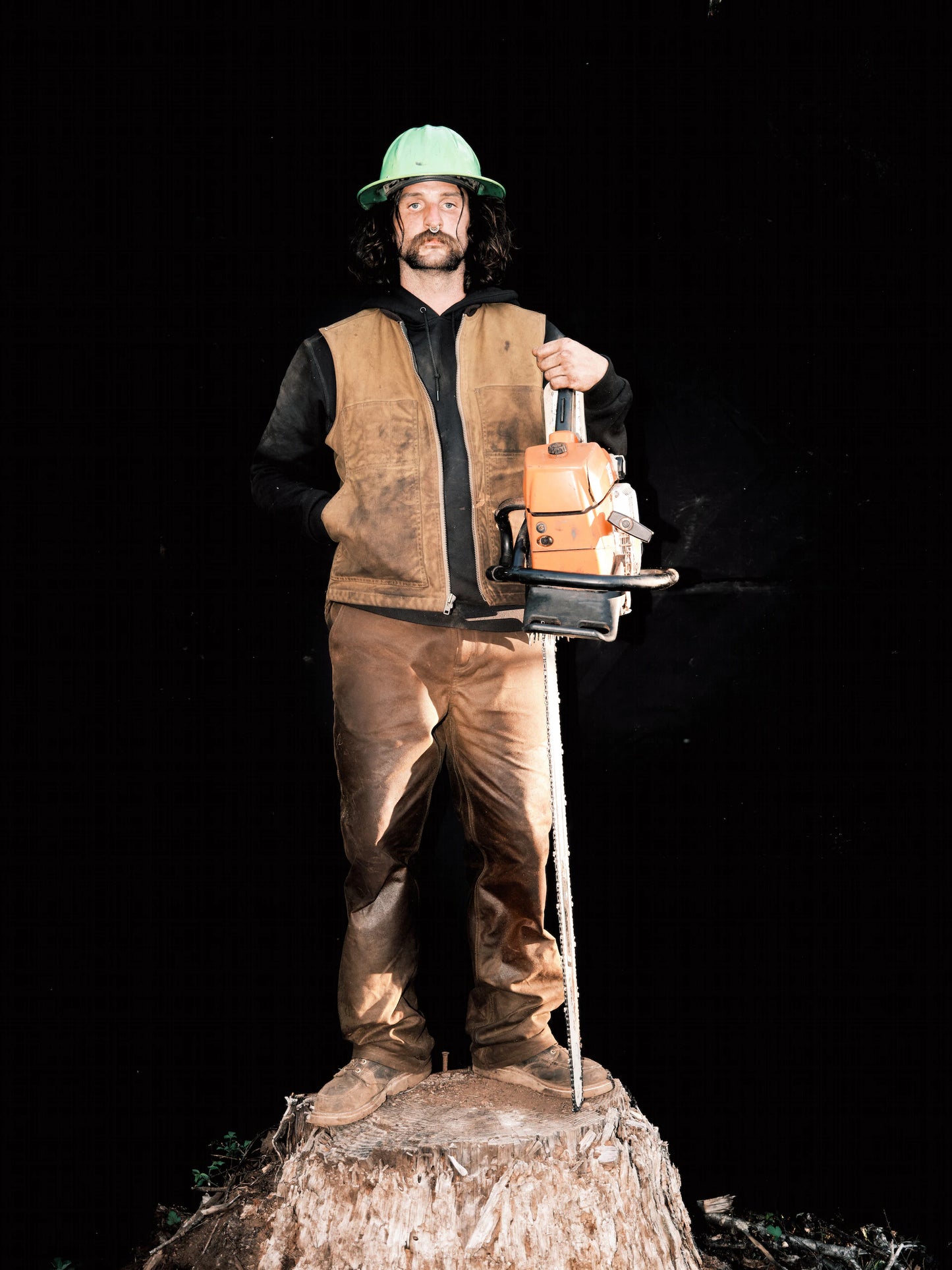 FILSON TIN CLOTH INSULATED WORK VEST - DARK TAN