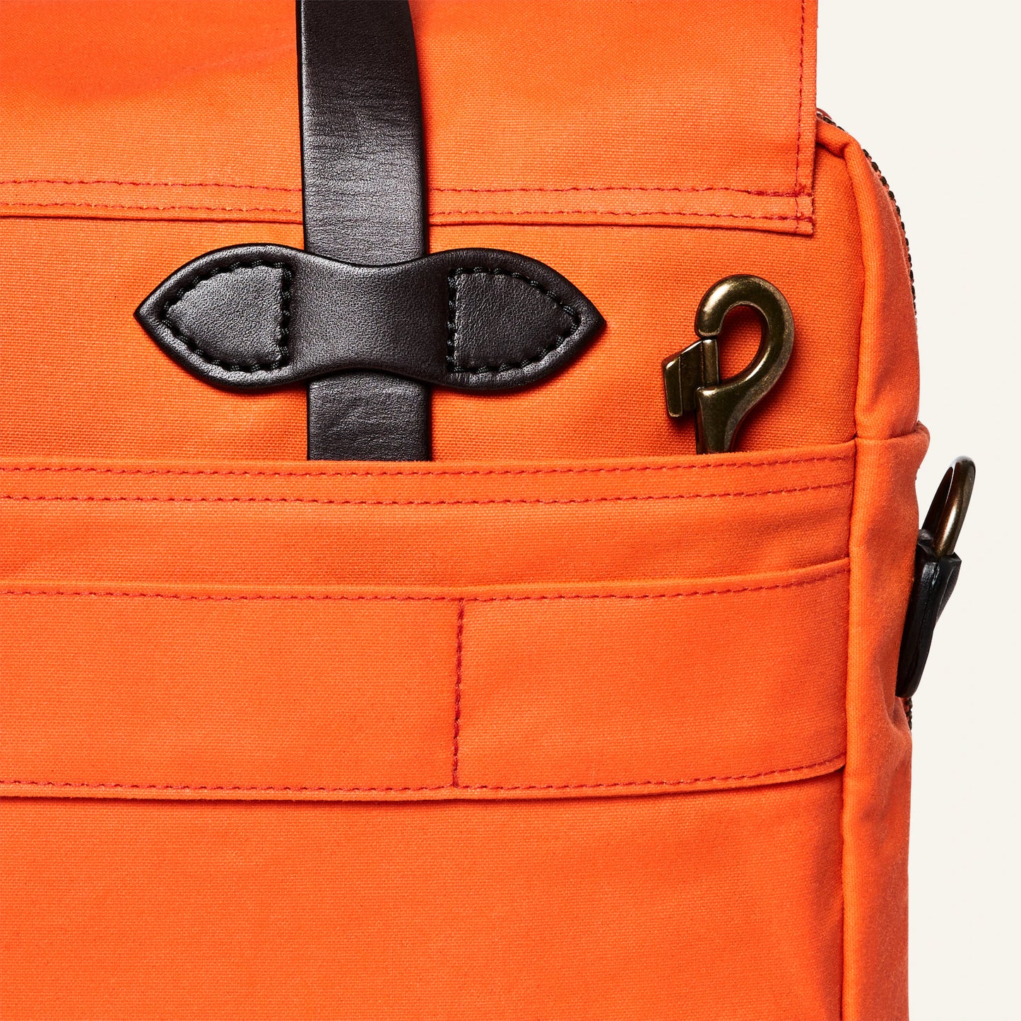 FILSON 24-HOUR TIN CLOTH BRIEFCASE - FLAME
