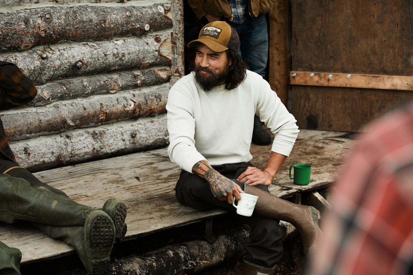 FILSON LOGGER MESH CAP - DARK TAN