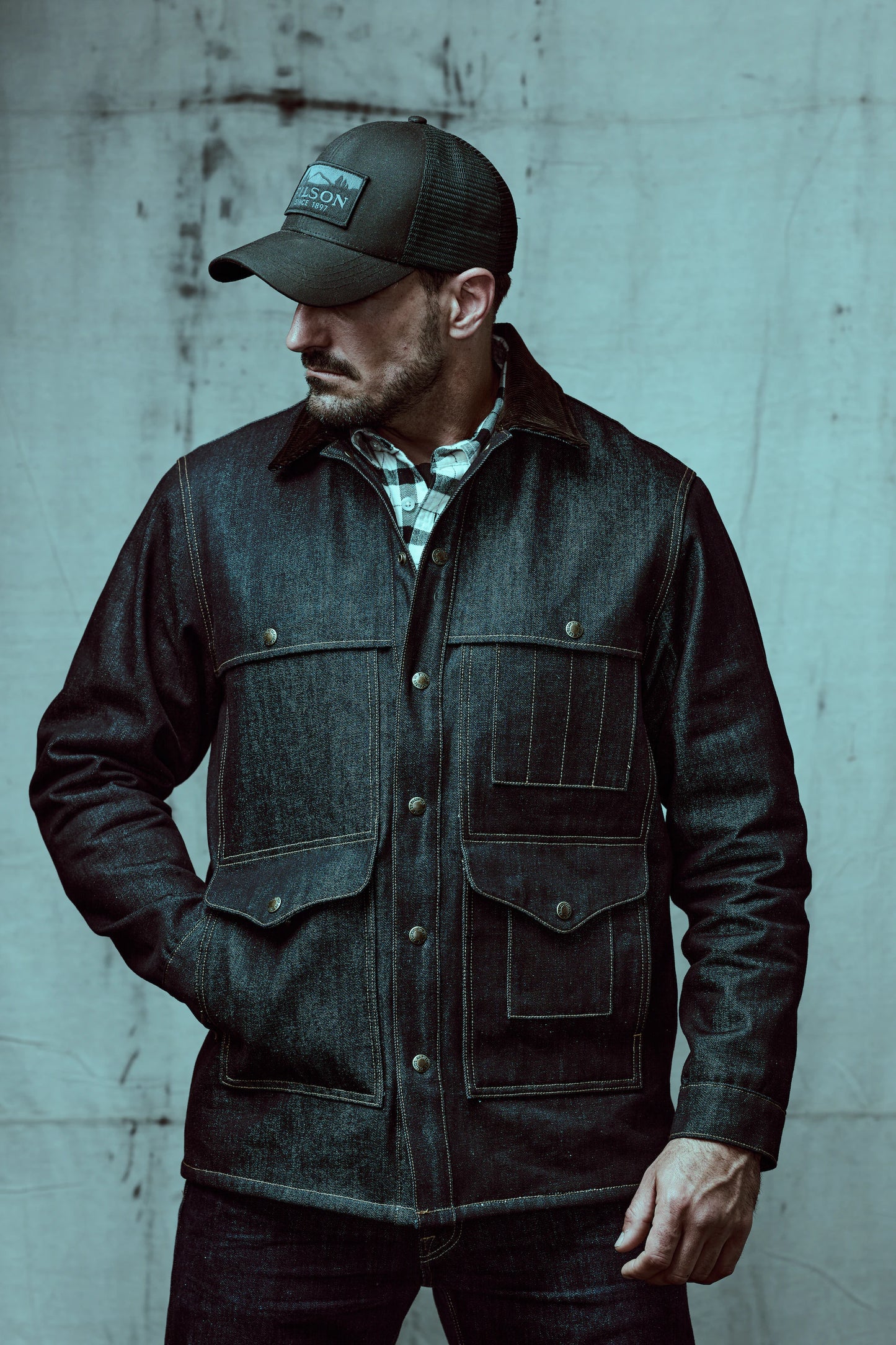 FILSON LOGGER MESH CAP - BLACK