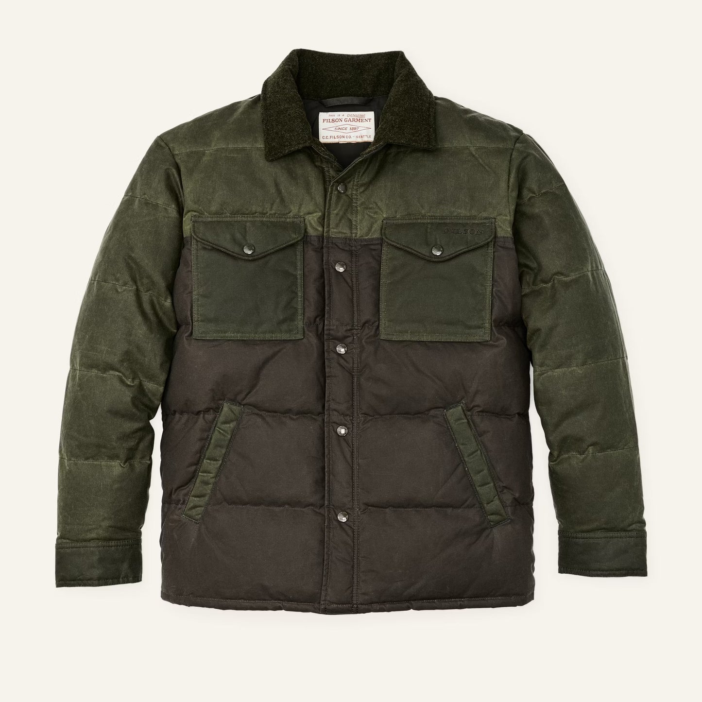 FILSON DOWN JAC-SHIRT - OTTER GREEN