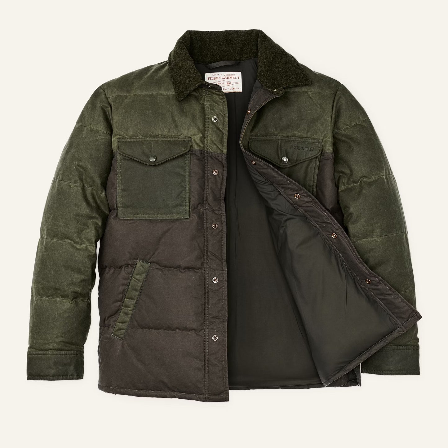FILSON DOWN JAC-SHIRT - OTTER GREEN