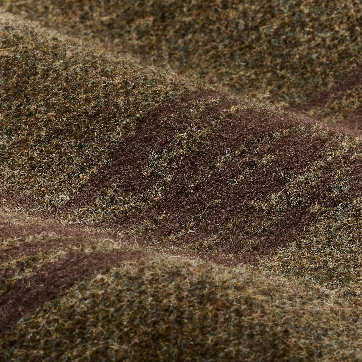 FILSON CCC JACQUARD WOOL JAC-SHIRT - OLIVE BROWN MULTI