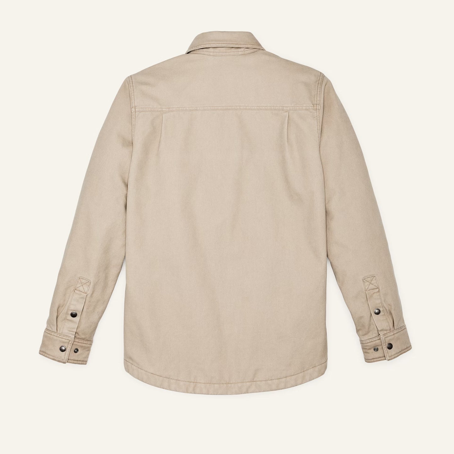 FILSON FLEECE LINED JAC-SHIRT - GRAY KHAKI