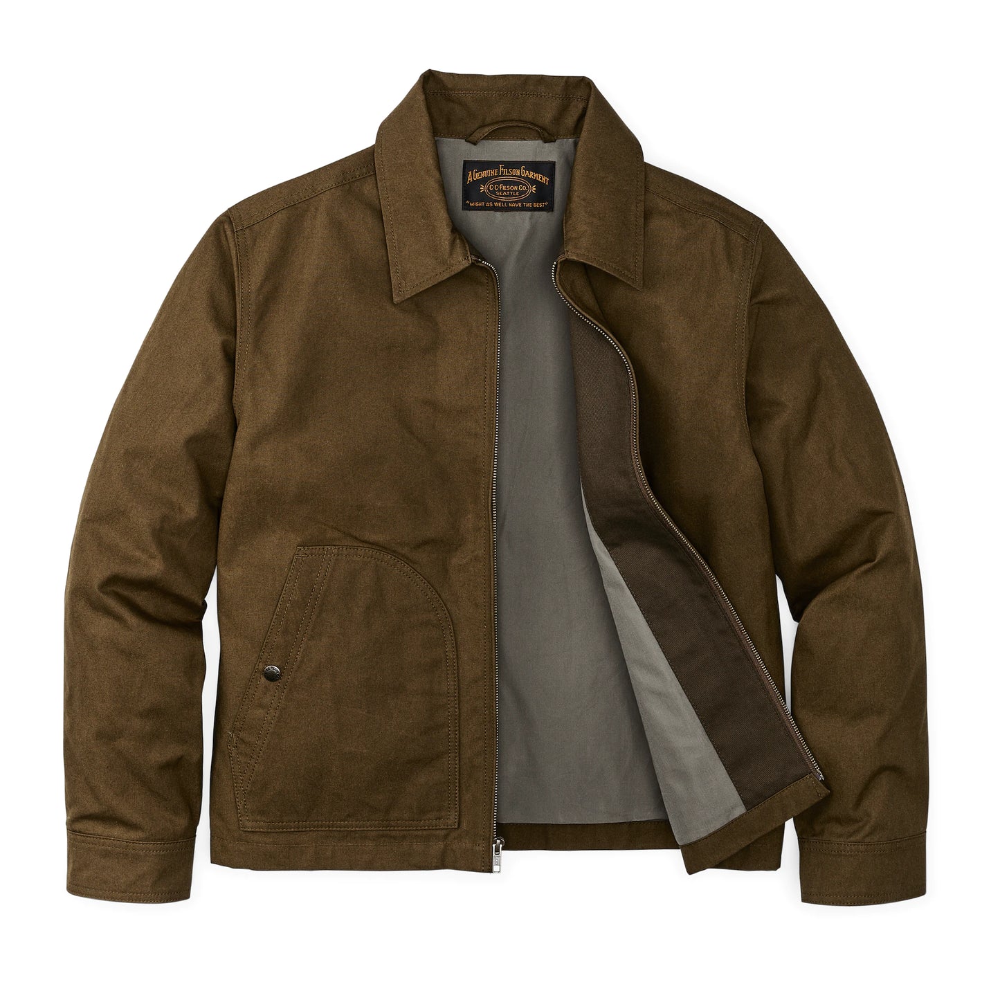FILSON RANGER CREWMAN JACKET - OLIVE DRAB