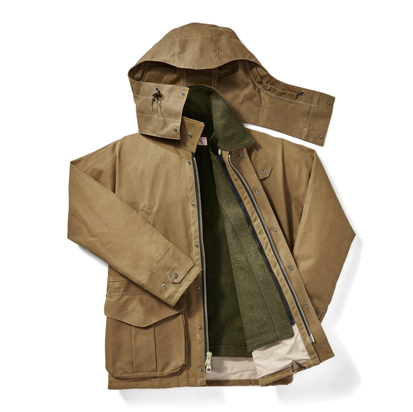 FILSON TIN CLOTH FIELD JACKET - DARK TAN