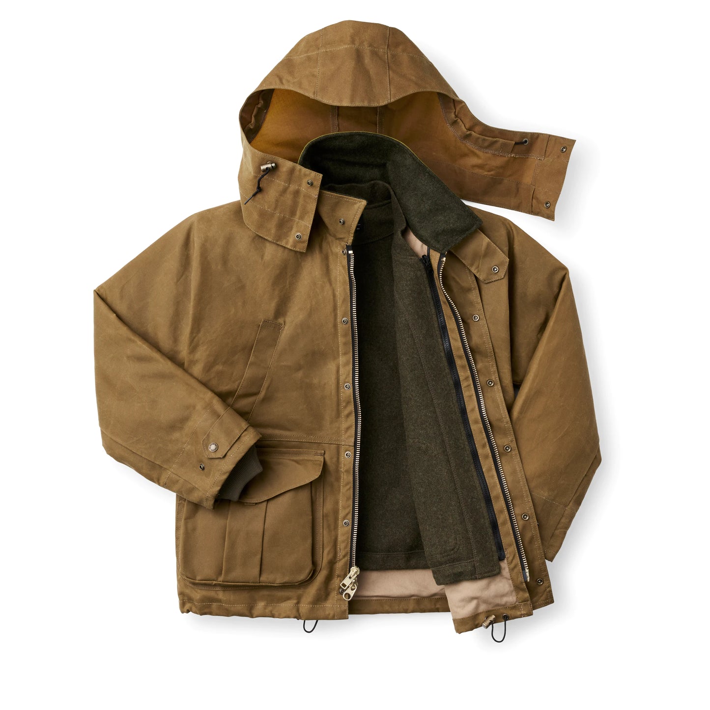 FILSON MACKINAW WOOL JACKET LINER - Forest Green