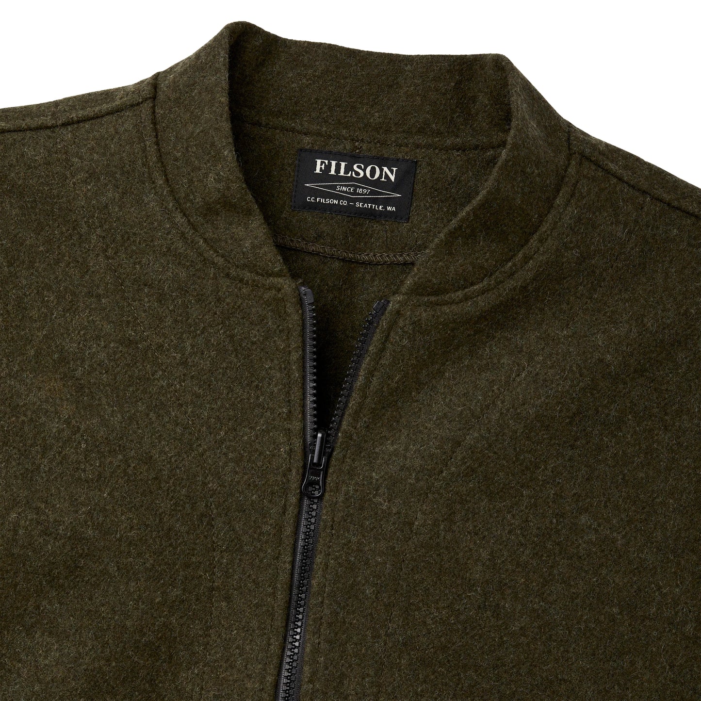 FILSON MACKINAW WOOL JACKET LINER - Forest Green