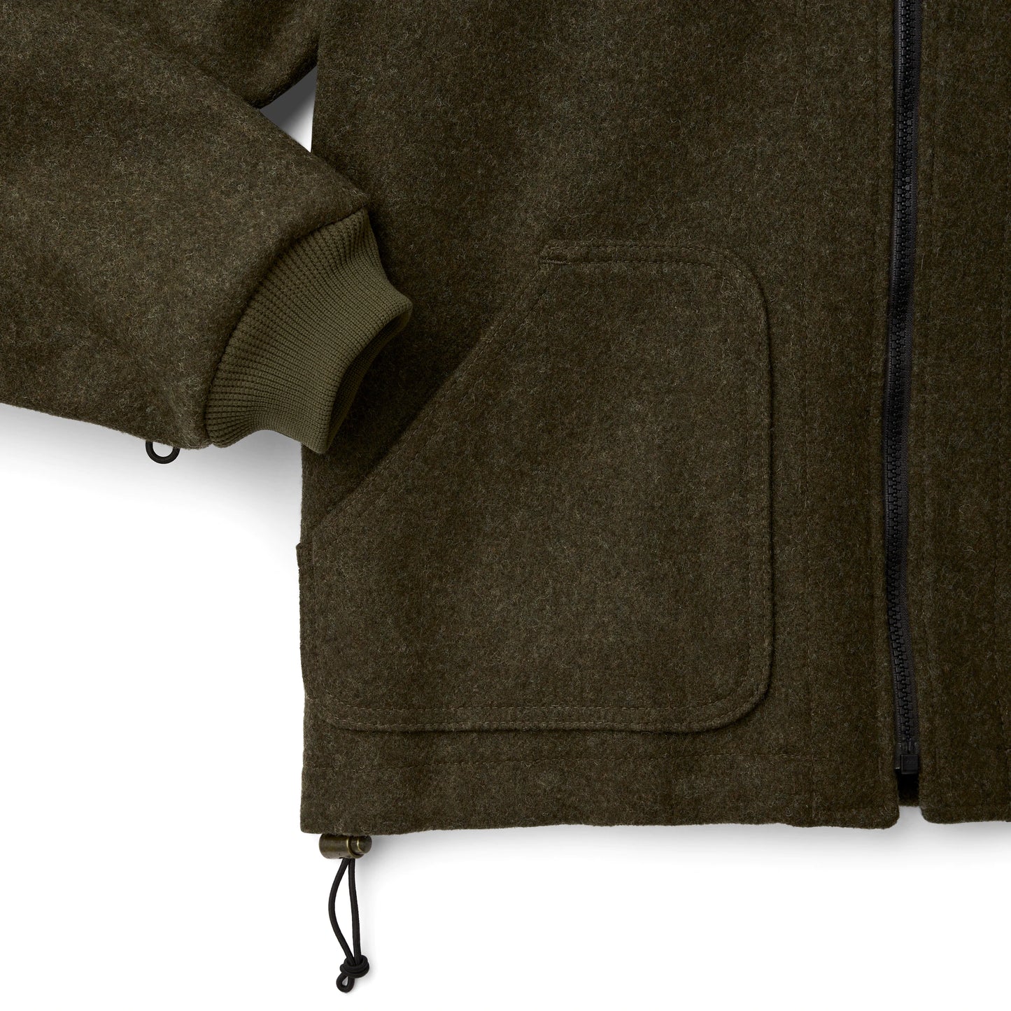FILSON MACKINAW WOOL JACKET LINER - Forest Green