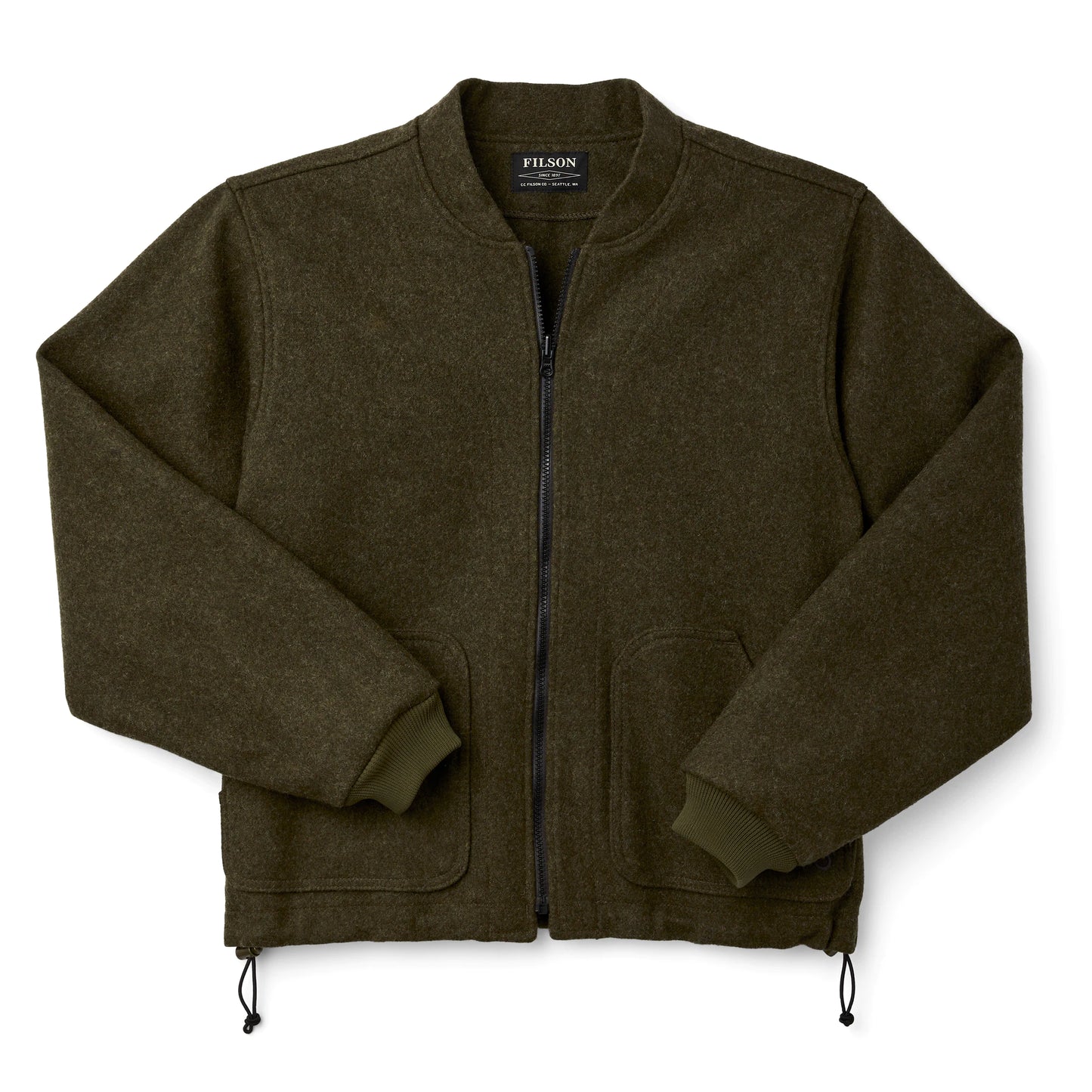 FILSON MACKINAW WOOL JACKET LINER - Forest Green