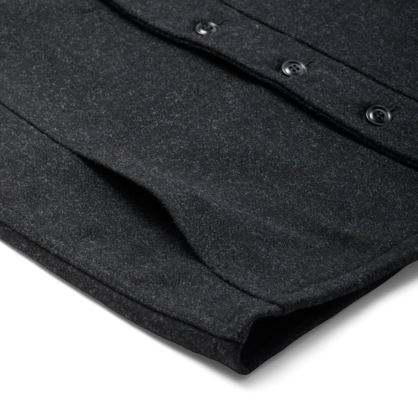 FILSON MACKINAW WOOL VEST - Charcoal