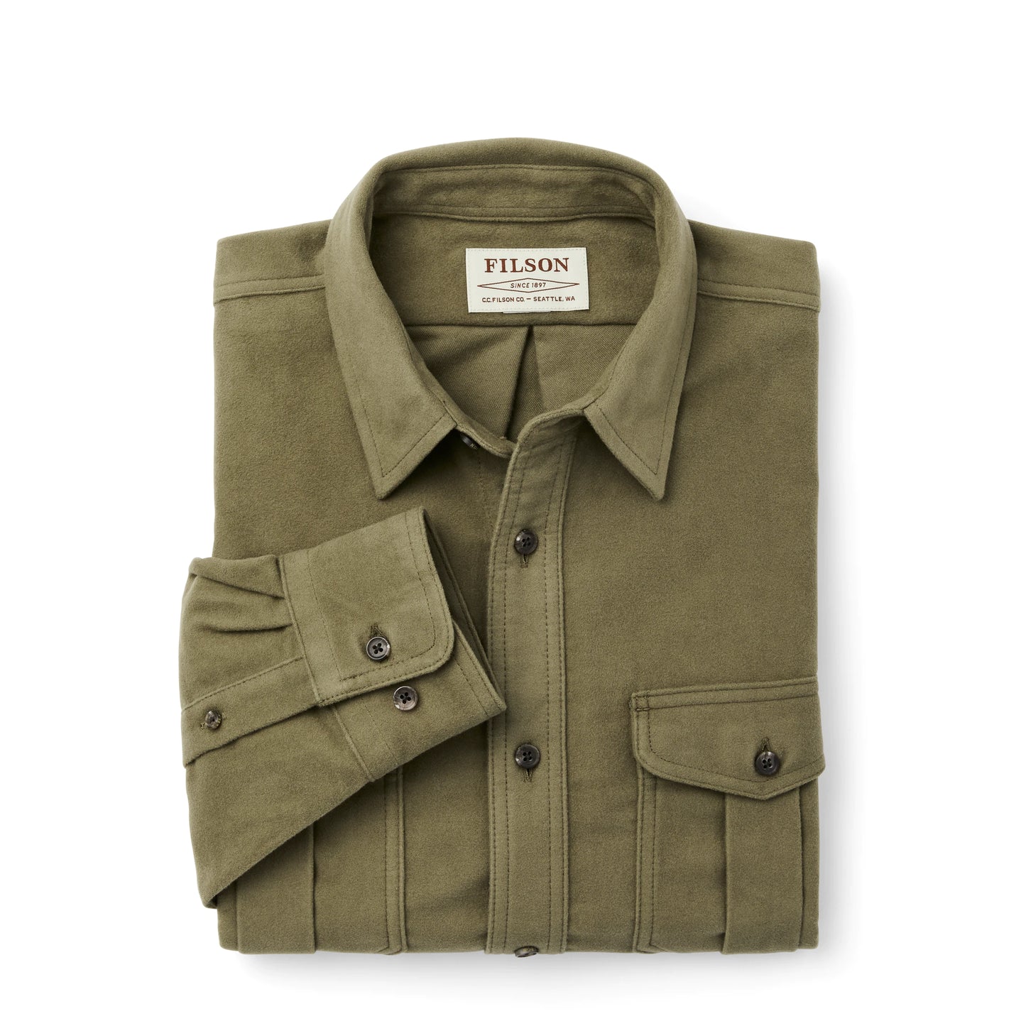 FILSON MOLESKIN SEATTLE SHIRT - Lovat