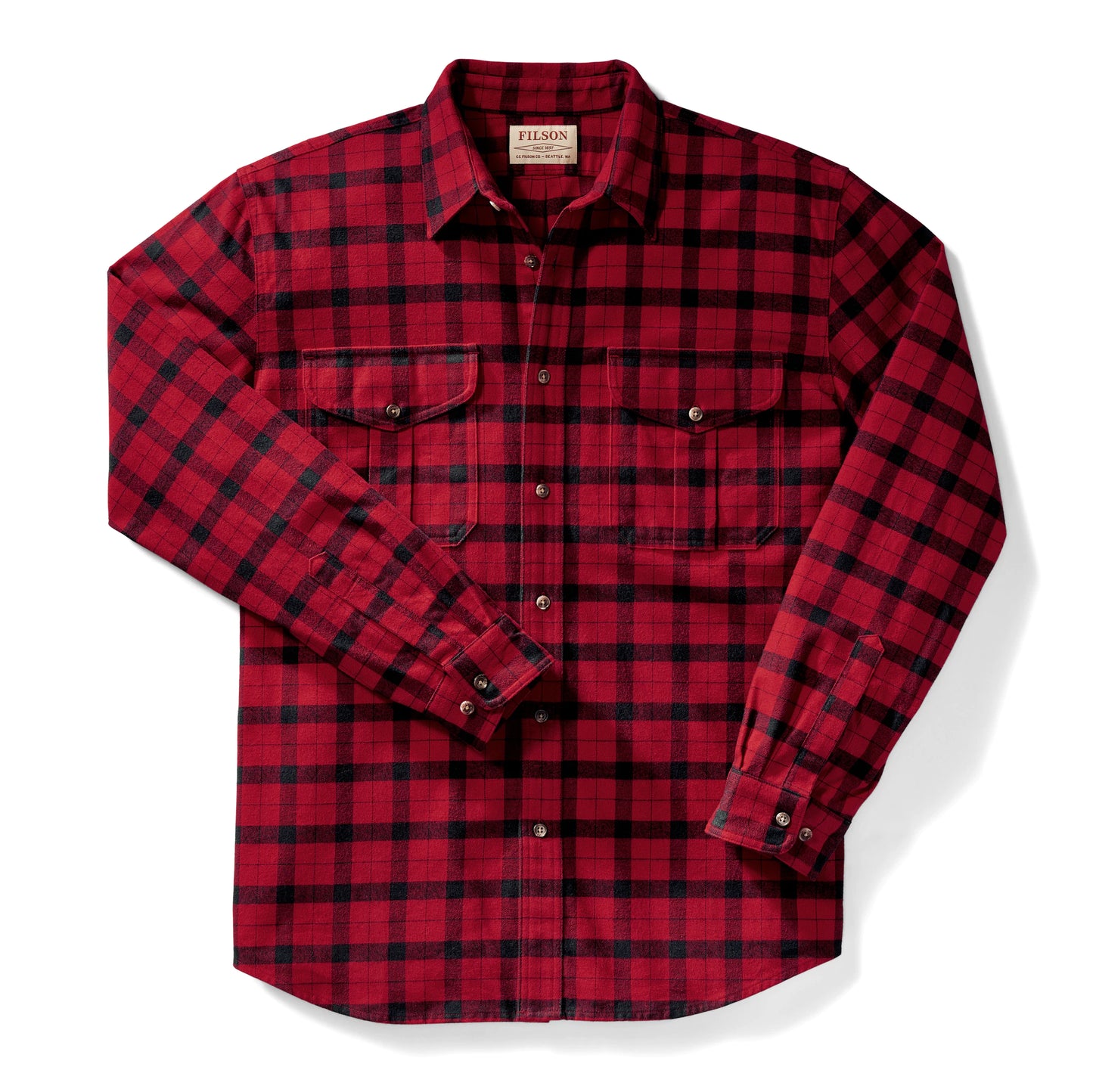 FILSON ALASKAN GUIDE SHIRT - RED/BLACK