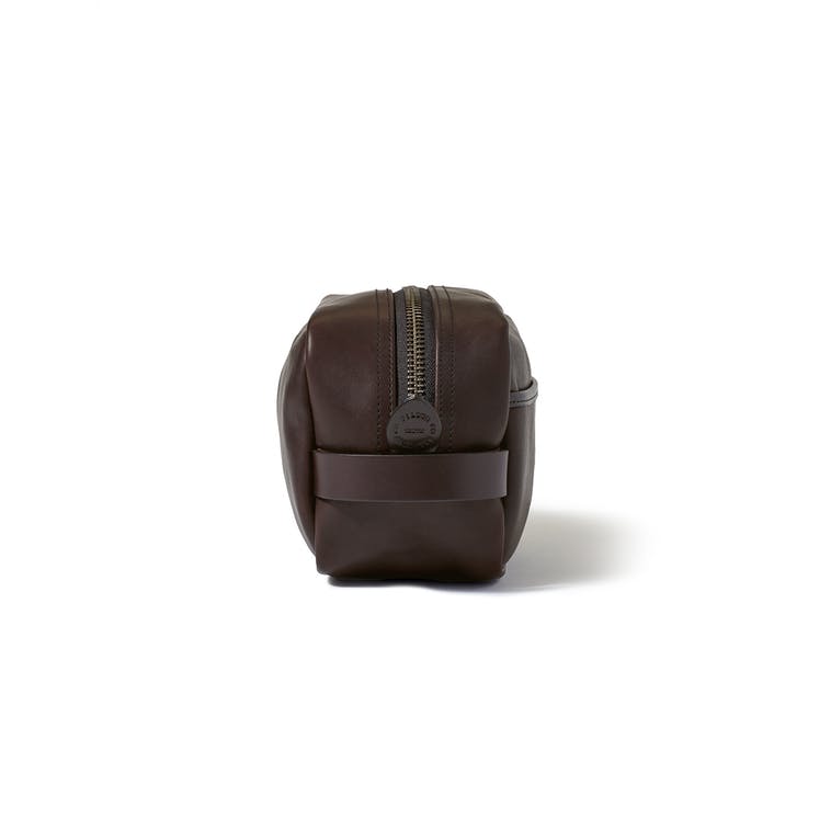 FILSON WEATHERPROOF LEATHER TRAVEL KIT - SIERRA BROWN