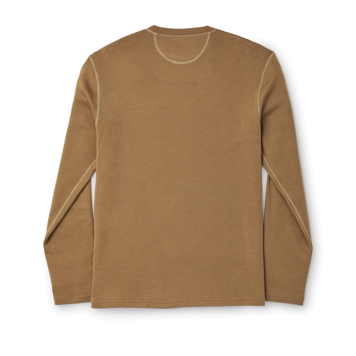 FILSON 280G MERINO LONG SLEEVE CREW RUGGED TAN
