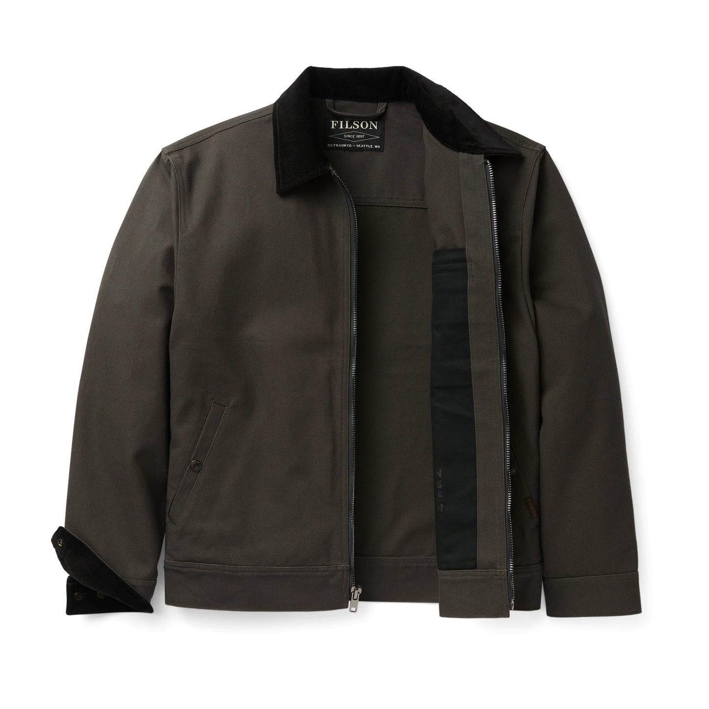 FILSON TACOMA WORK JACKET CHARCOAL