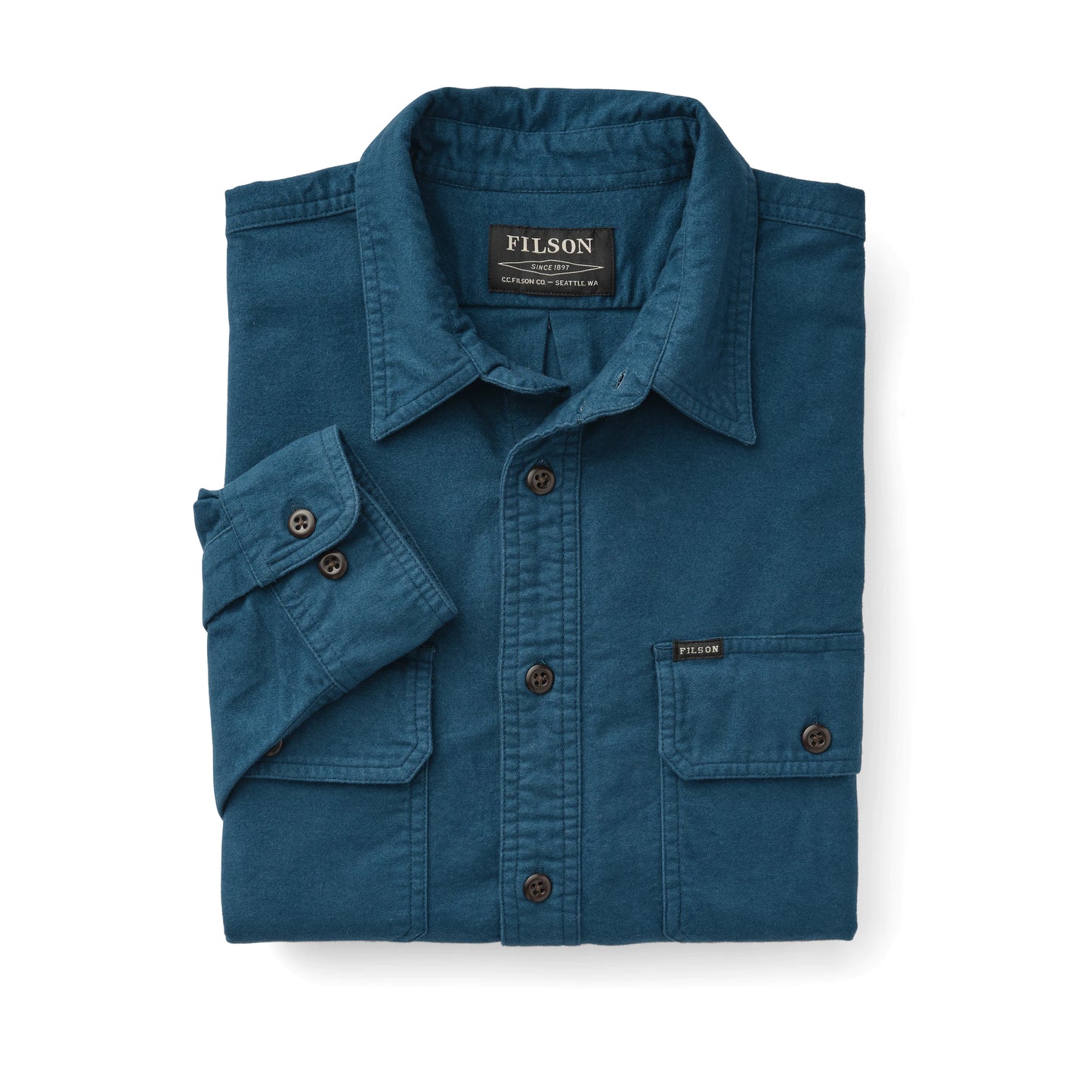 FILSON FIELD FLANNEL SHIRT - Legion Blue