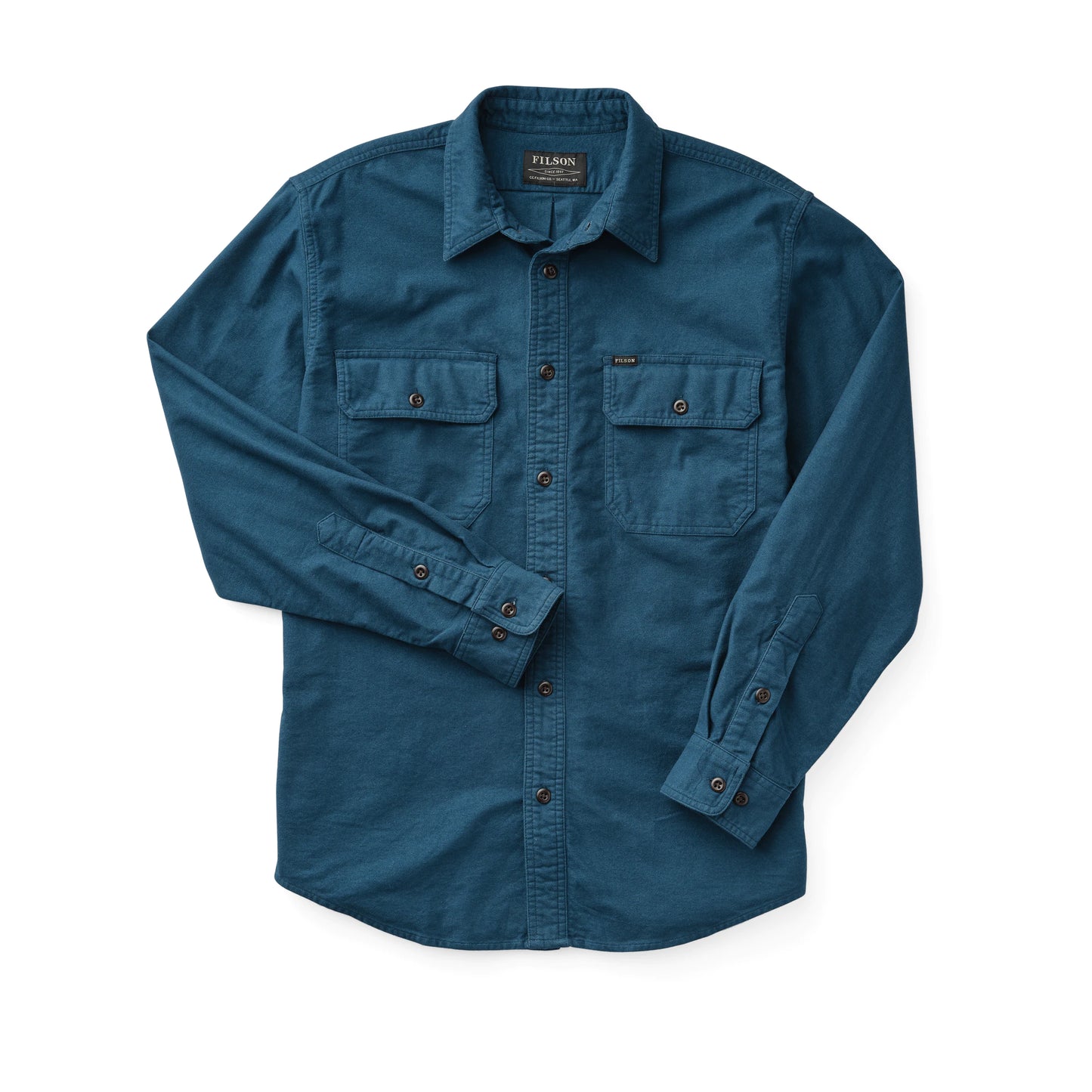 FILSON FIELD FLANNEL SHIRT - Legion Blue