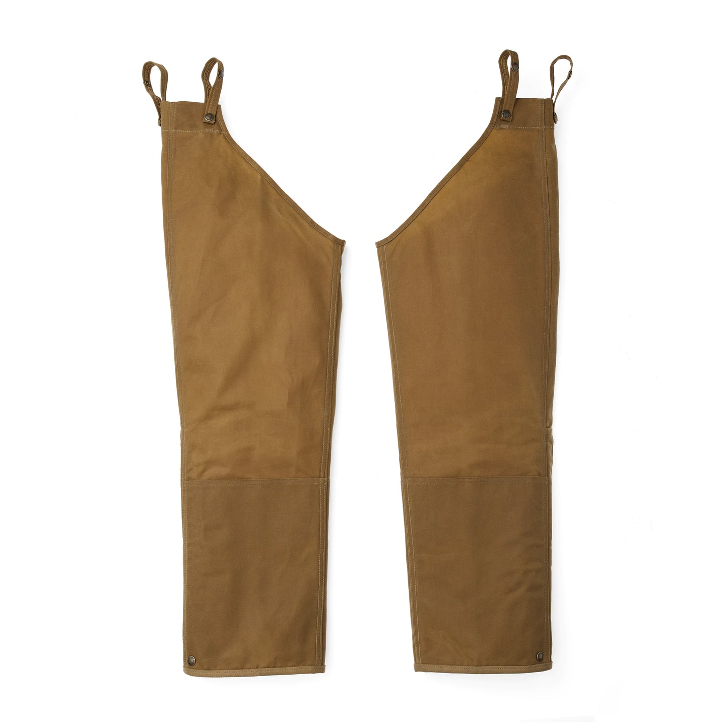 FILSON DOUBLE TIN CLOTH CHAPS WITH ZIPPER - HUSKY DARK TAN