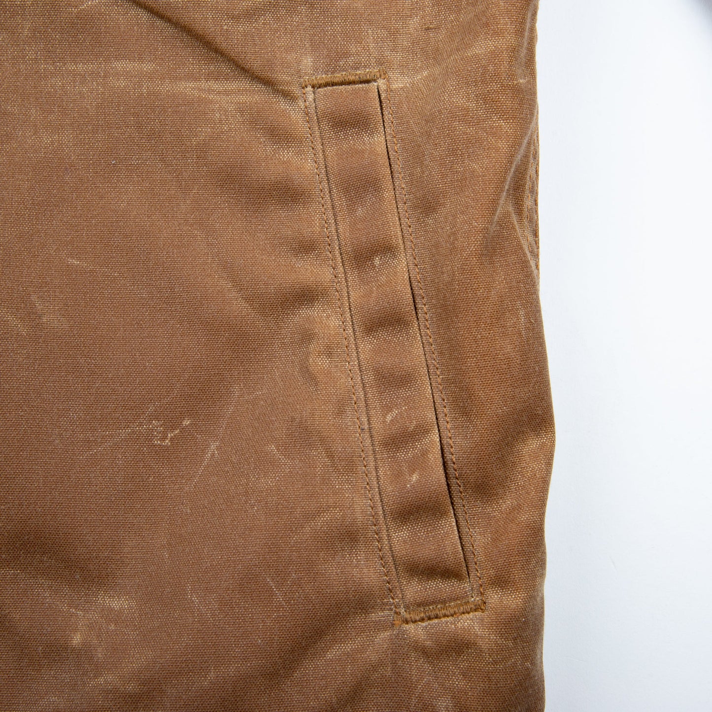 Freenote Cloth riders jacket waxed canvas - RUST