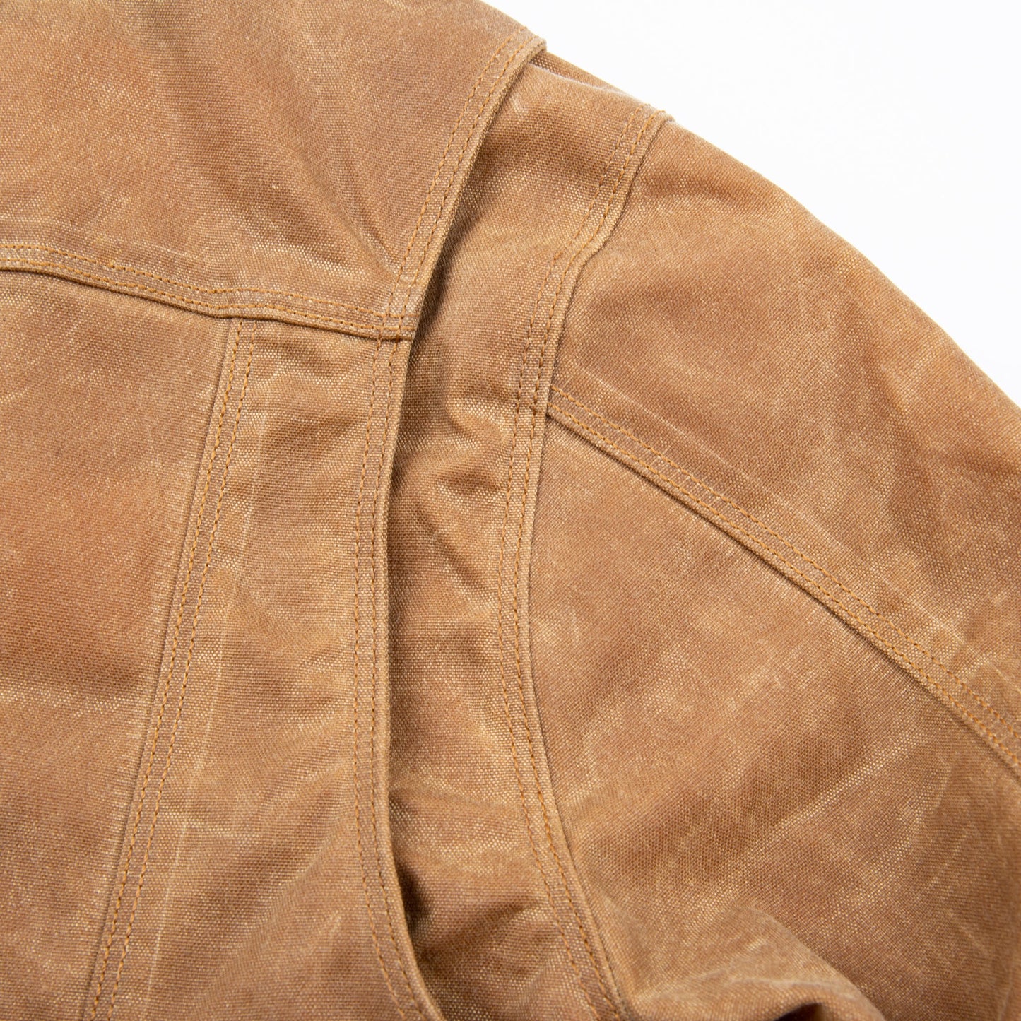 Freenote Cloth riders jacket waxed canvas - RUST