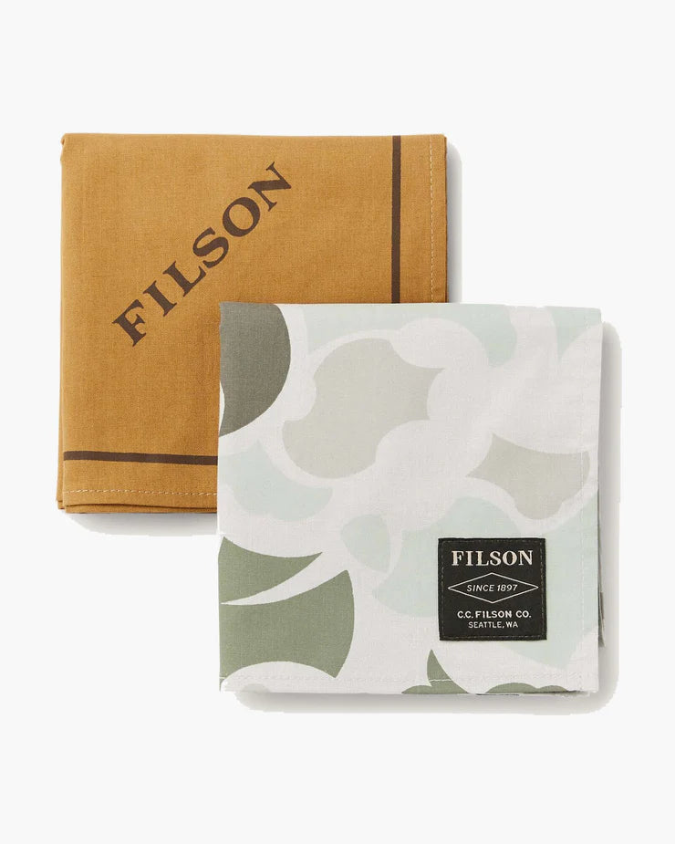 FILSON SPORTSMAN BANDANA 2-PACK SAGE SHRUB CAMO/KHAKI