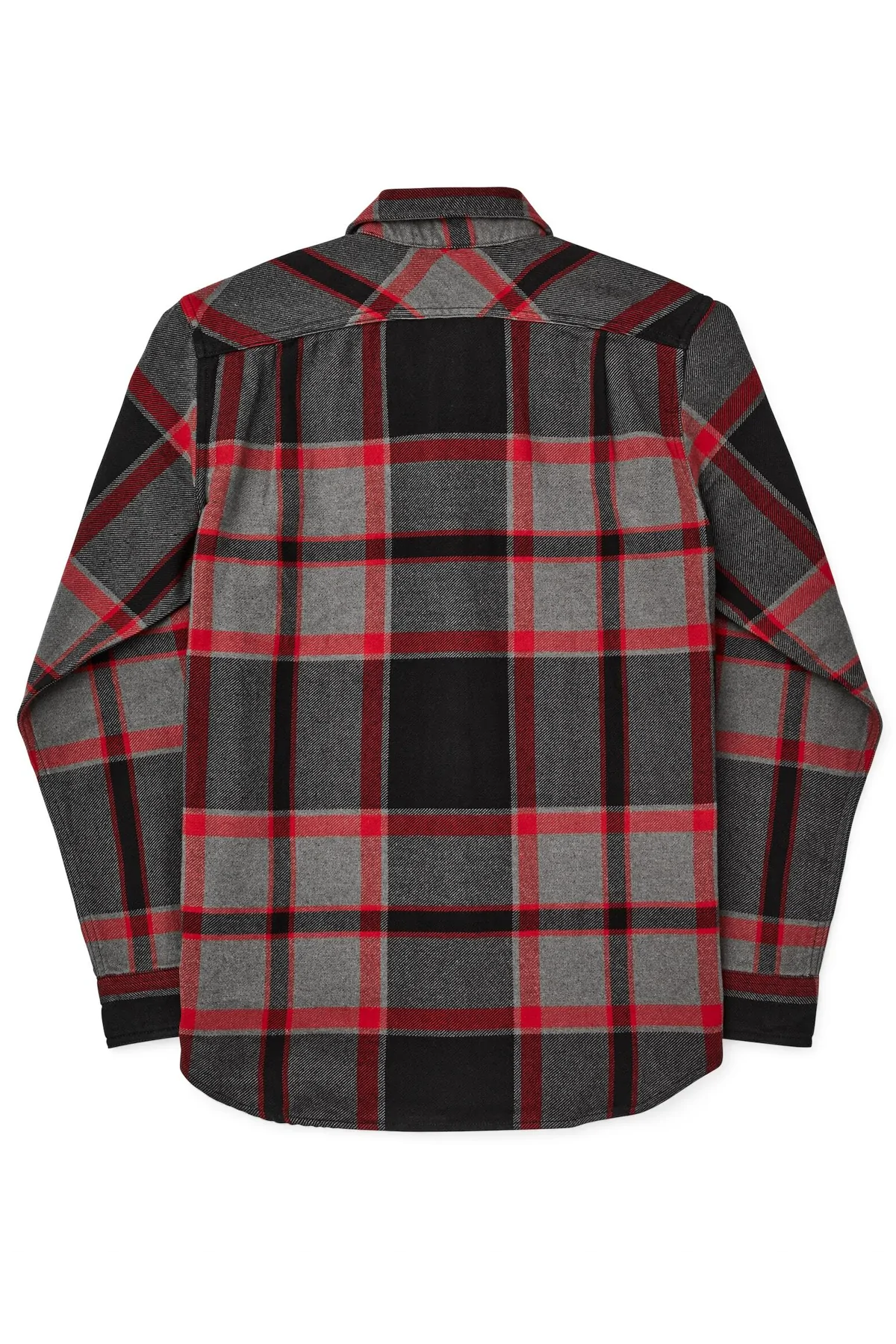 FILSON VINTAGE FLANNEL WORK SHIRT - BLACK CHARCOAL HEATHER