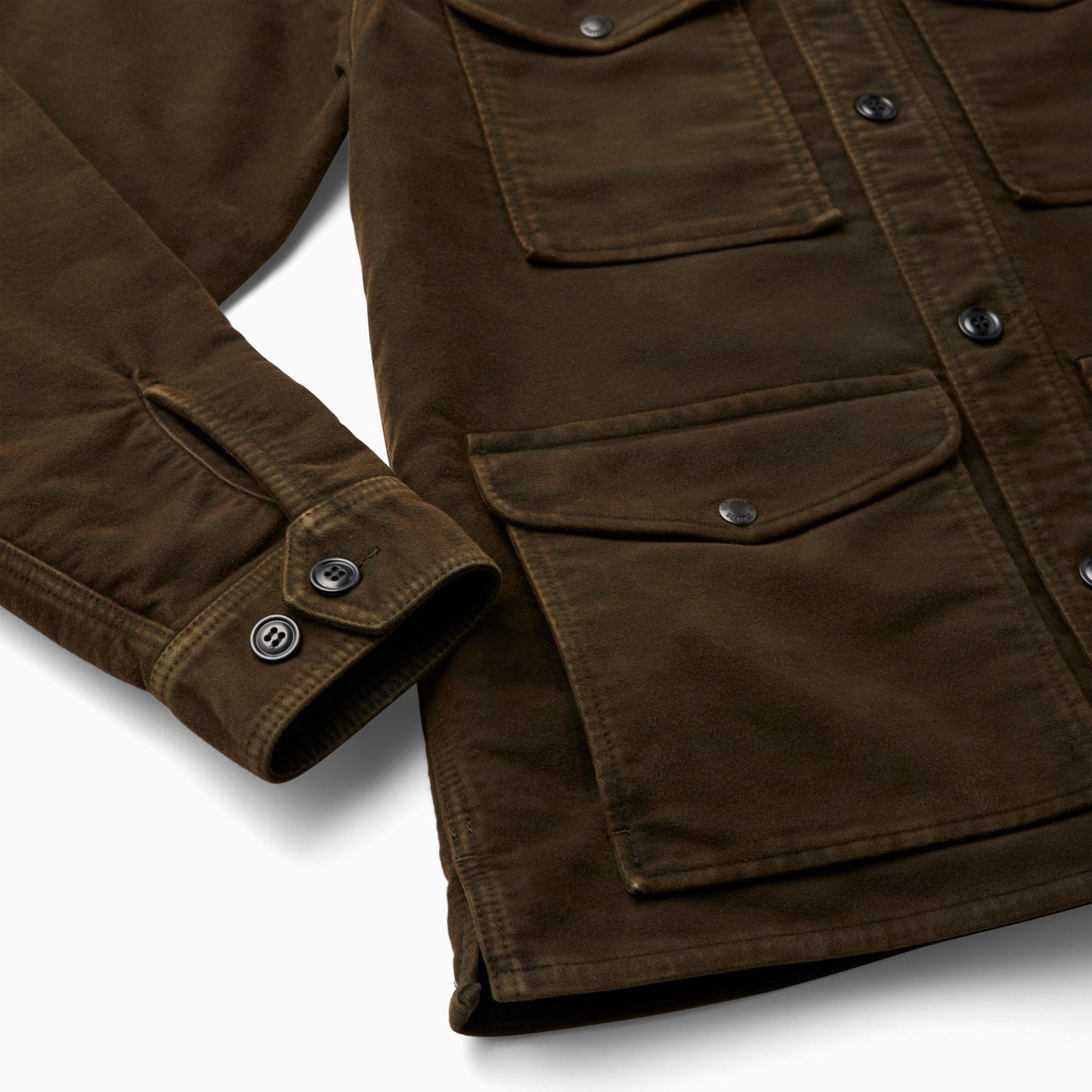 FILSON MOLESKIN BARN COAT - SIBERIAN BROWN