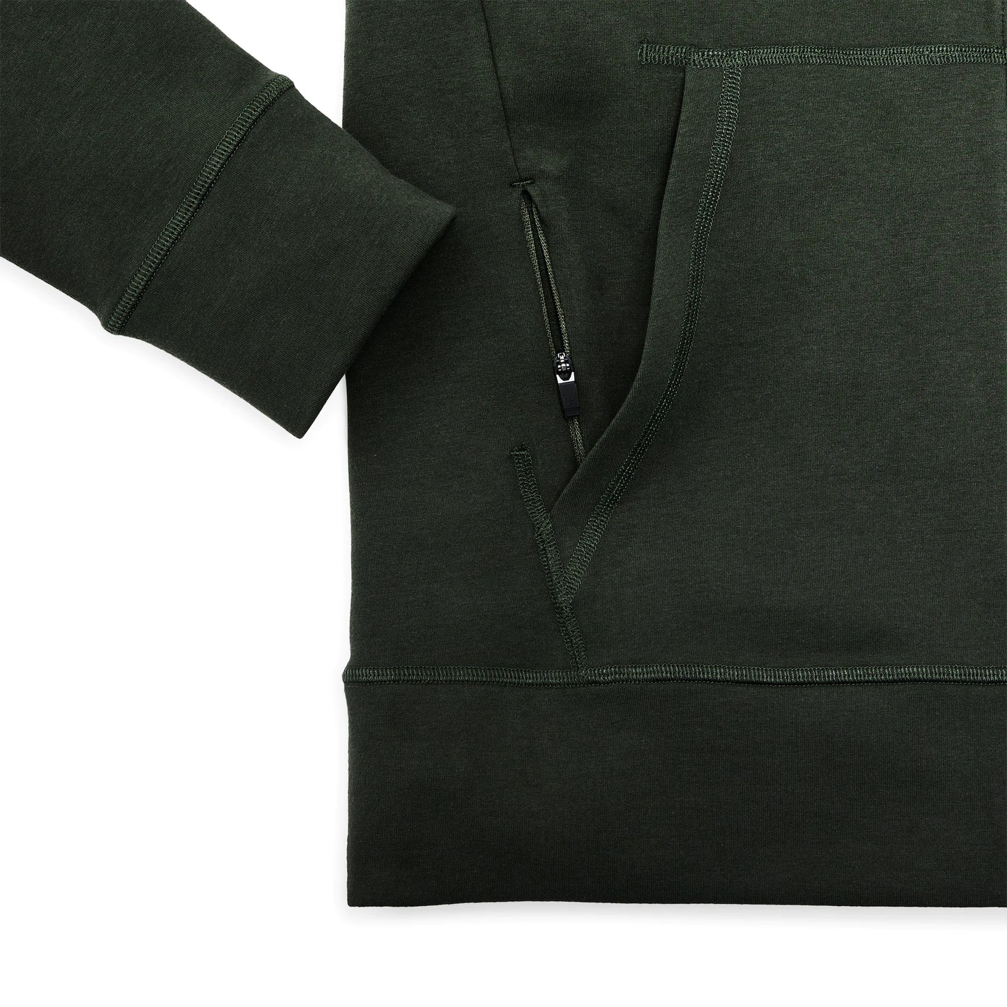 FILSON X TEN THOUSAND TECH ZIP HOODIE - DARK TIMBER