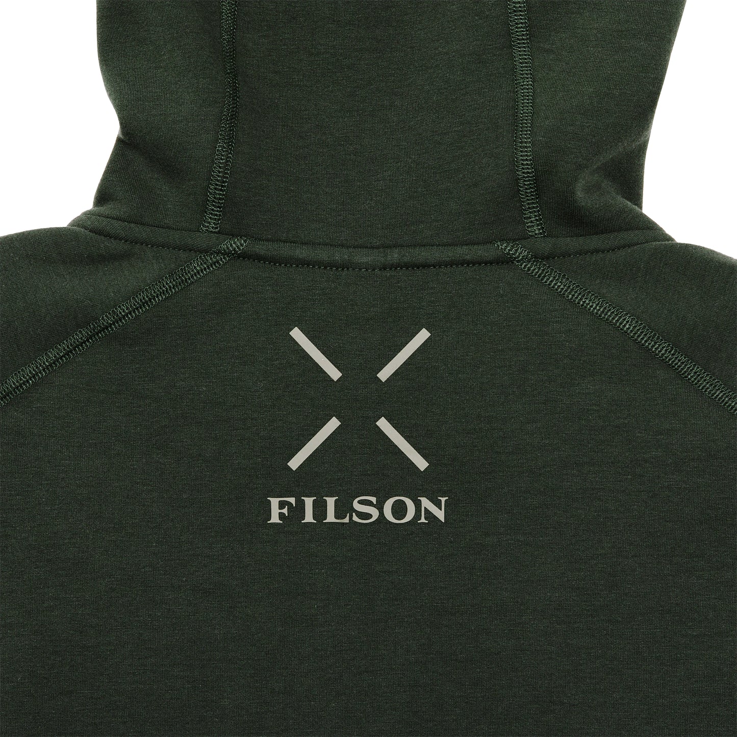FILSON X TEN THOUSAND TECH ZIP HOODIE - DARK TIMBER