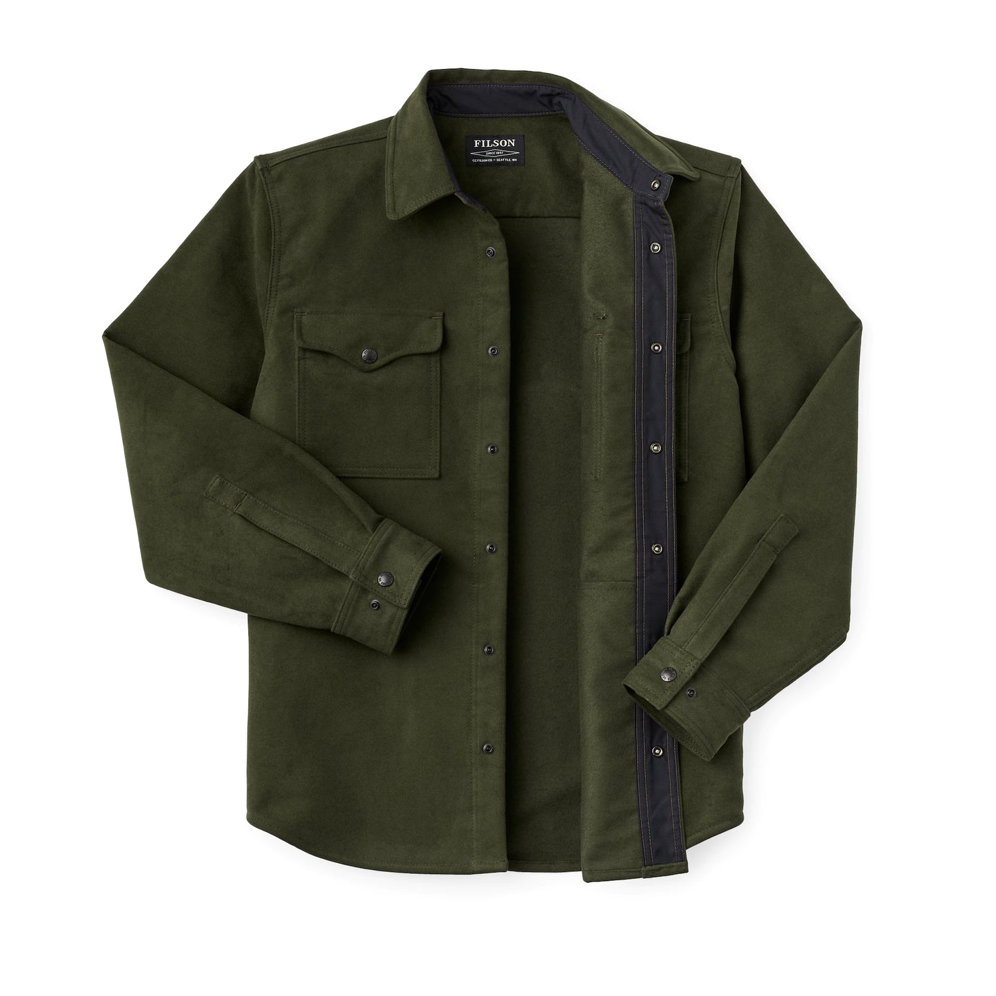 FILSON MOLESKIN JAC-SHIRT - DARK OLIVE
