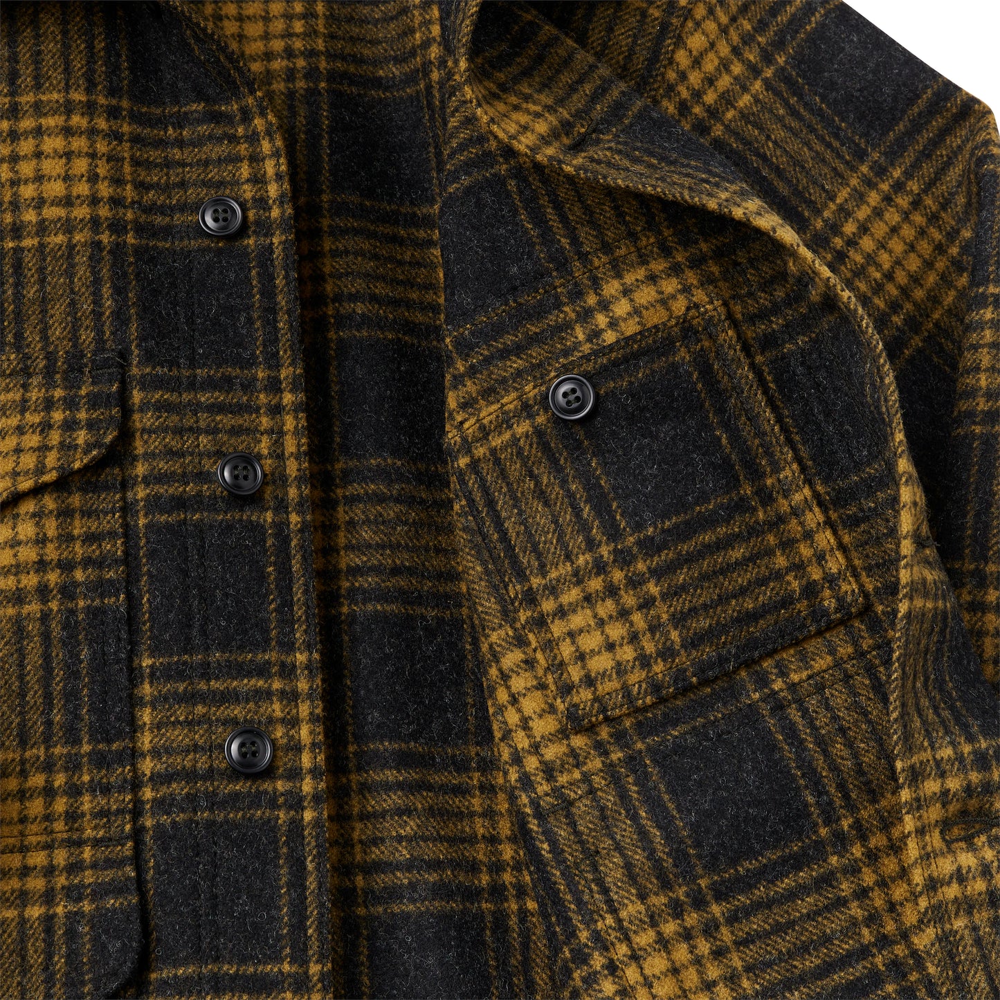 FILSON MACKINAW WOOL CRUISER JACKET - GOLD OCHRE OMBRE