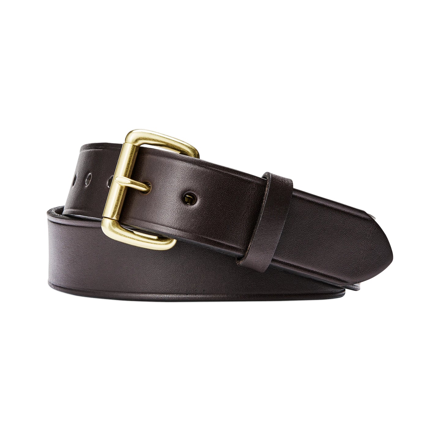FILSON 1 1/2" BRIDLE LEATHER BELT - BROWN LEATHER