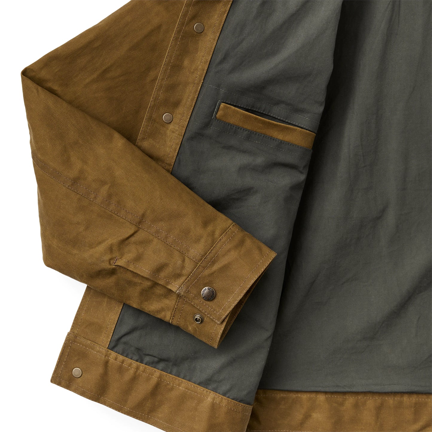 FILSON TIN CLOTH WORK JACKET - DARK TAN